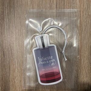 Ode to Dullness Air Freshener - Juliette has a gun